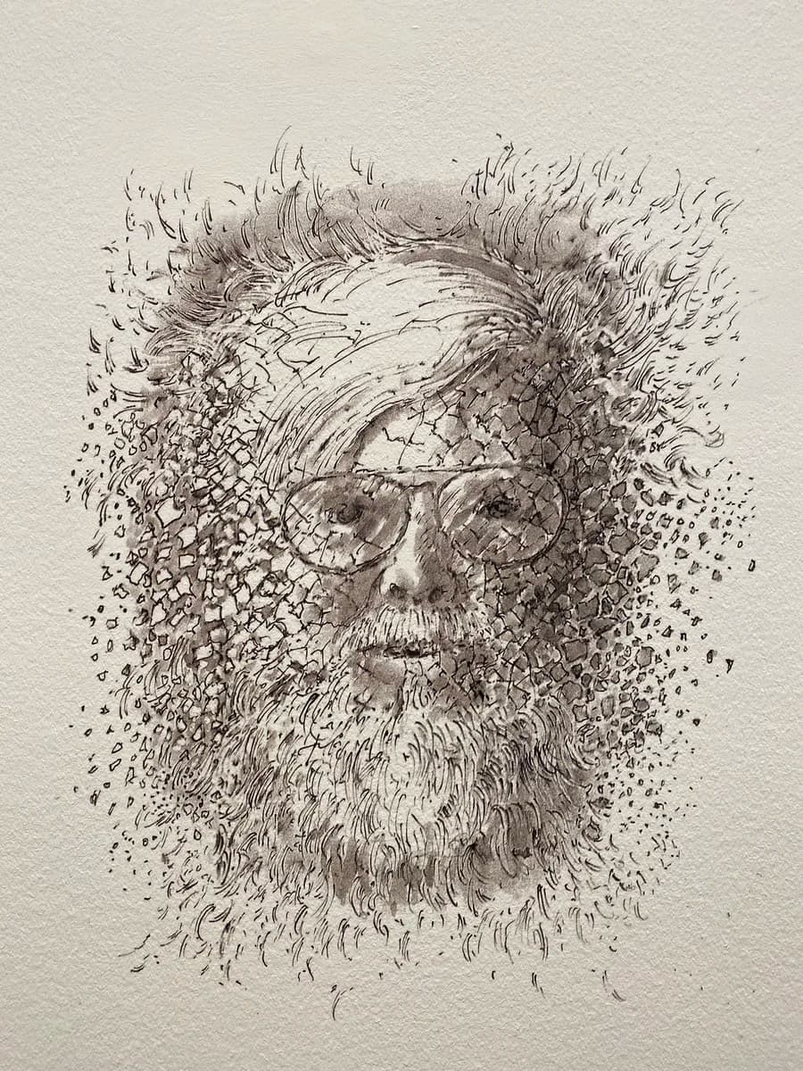 Artistic office backdrop