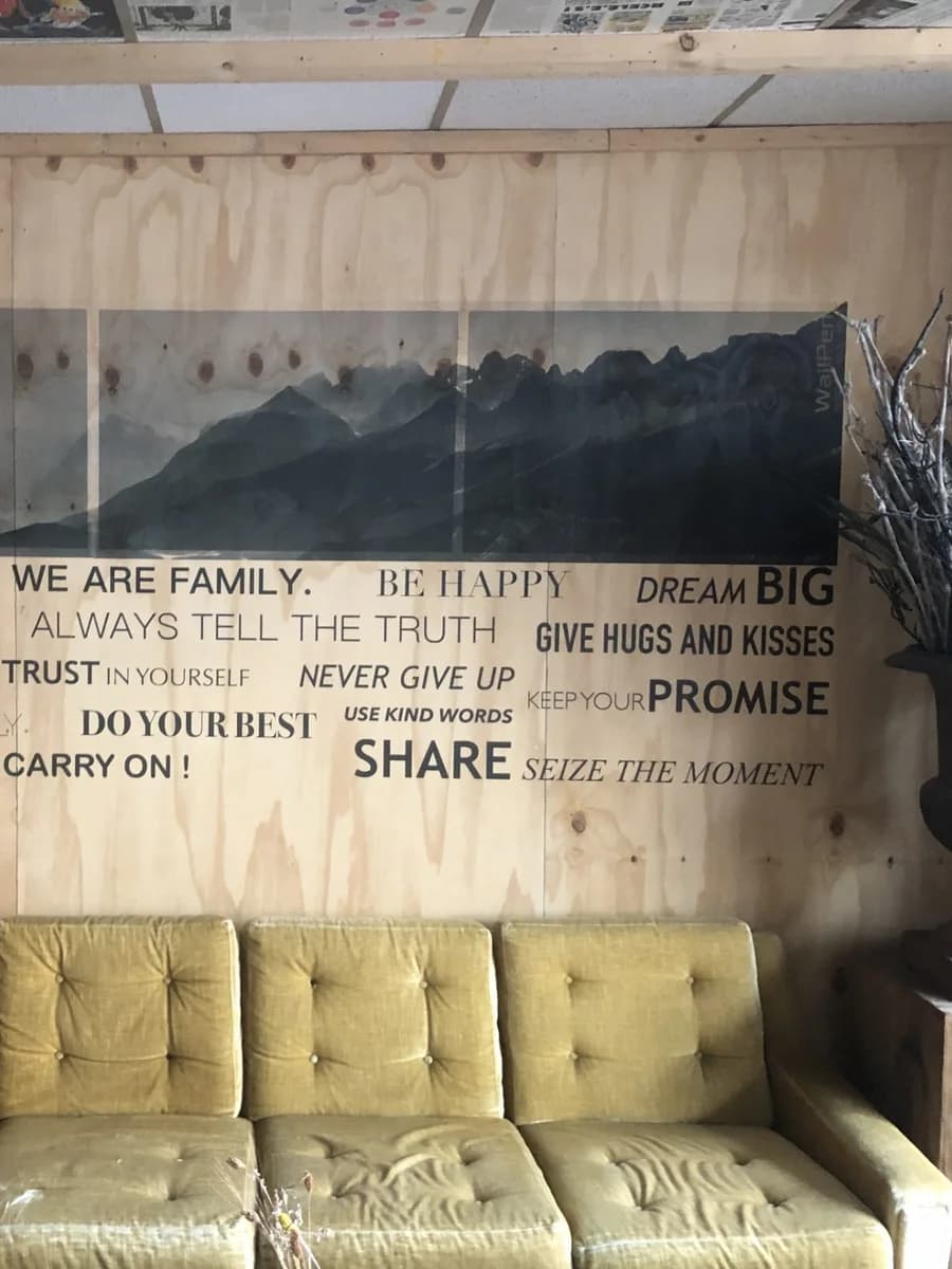 Professional backdrop wall