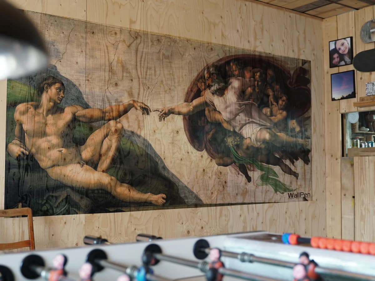 Professional office wall