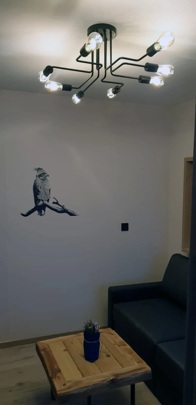 Hotel hallway portrait mural