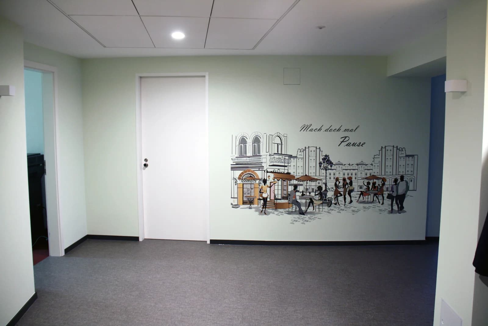 Open plan office design