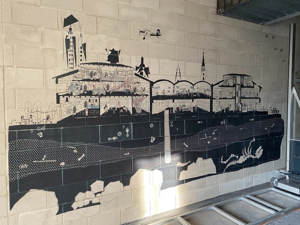 Dining area wall art