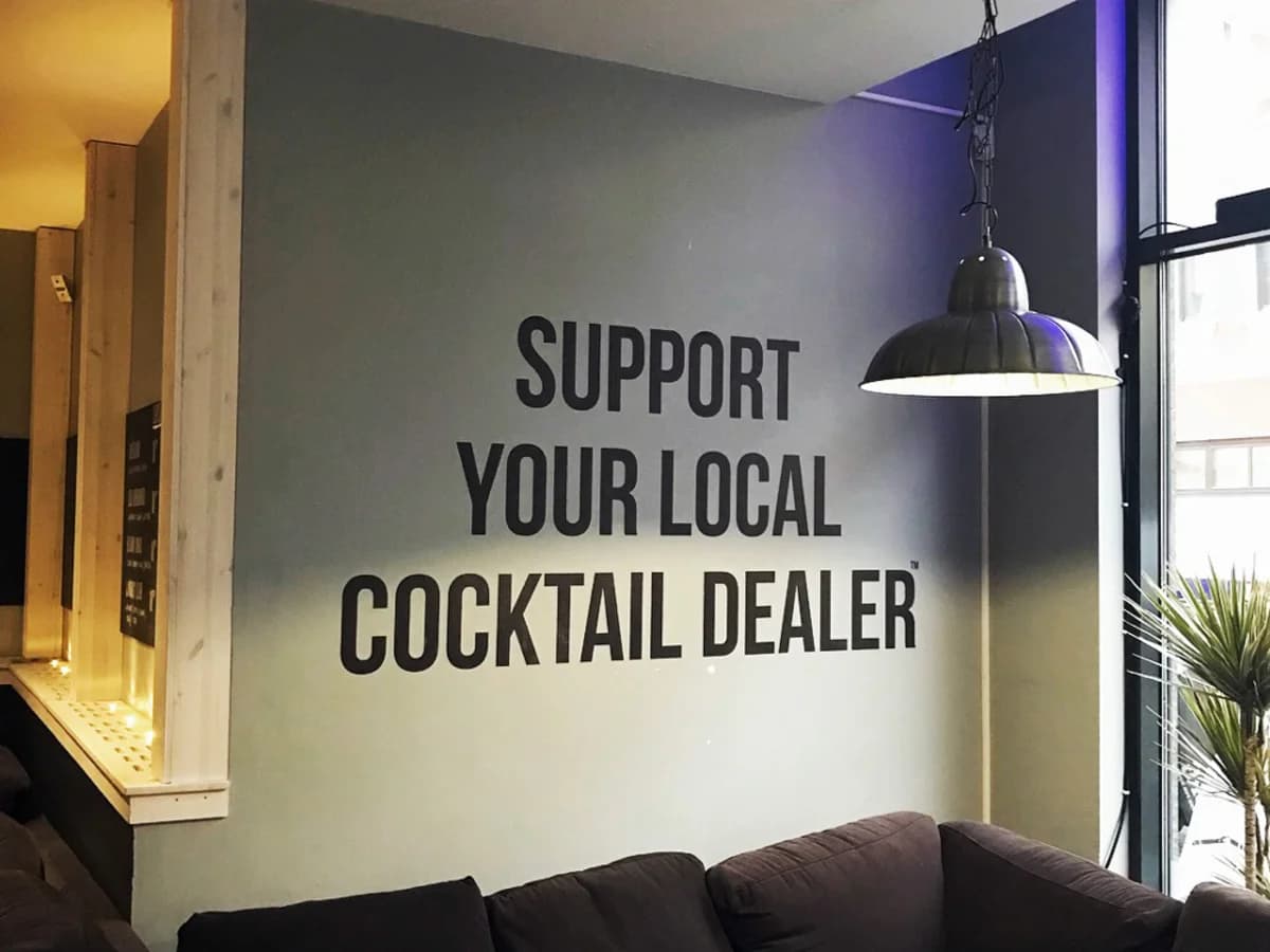 Dining space artwork