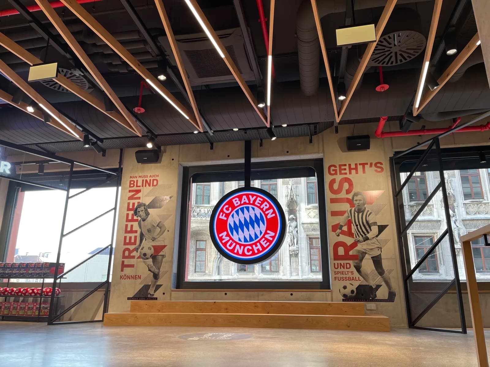 Gym sports retail wall