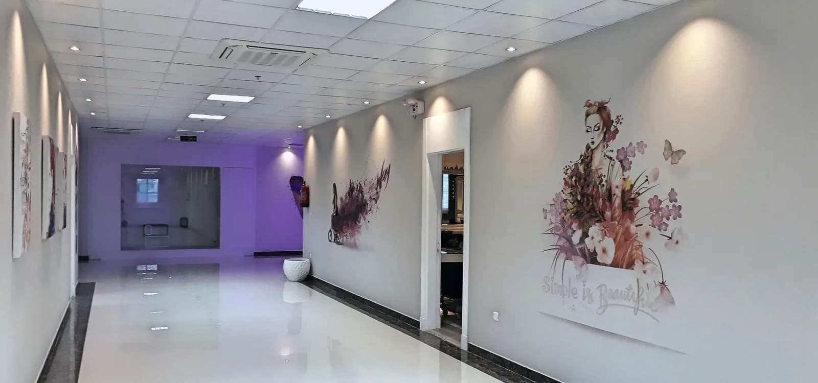 Retail space artwork